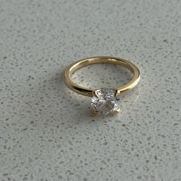 Lab Grown 1.6 Carat Solitaire Engagement Ring - Picture 4 of 7